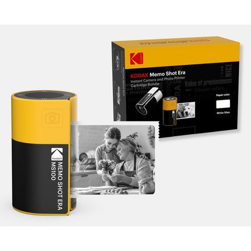 Kodak MemoShot Era MS100 68,58 x 45,72 mm Noir, Jaune