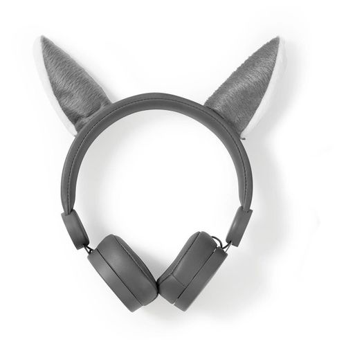 Nedis HPWD4000GY casque Casques Avec fil Arceau Education Gris