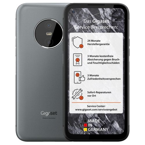 Gigaset GX6 6.6" Double SIM Android 12 5G USB Type-C 6 Go 128 Go 5000 mAh Gris