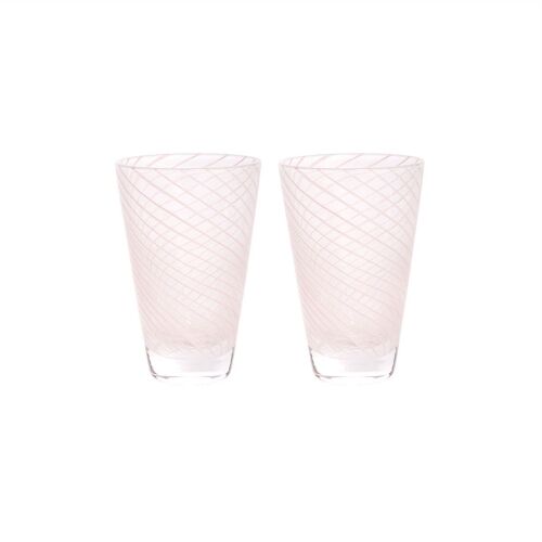 Oyoy Yuka Swirl Rose, Transparent 2 Pièce(S)