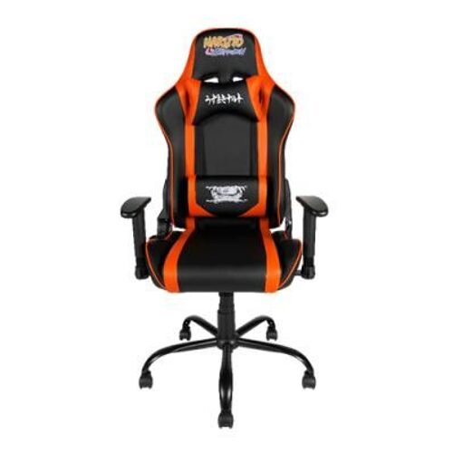 Konix Naruto Premium Gaming Chair Siège de jeu sur PC Siège rembourré Noir, Orange