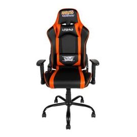 Konix Naruto Premium Gaming Chair Siège de jeu sur PC Siège rembourré Noir, Orange