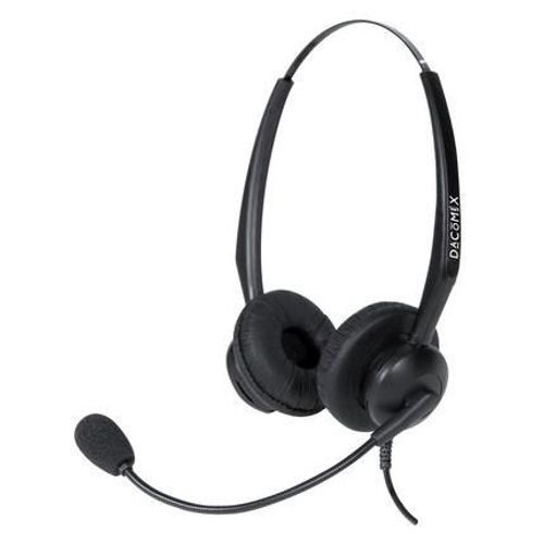 Dacomex 292011 casque Avec fil Arceau Appels/Musique USB Type-A Noir