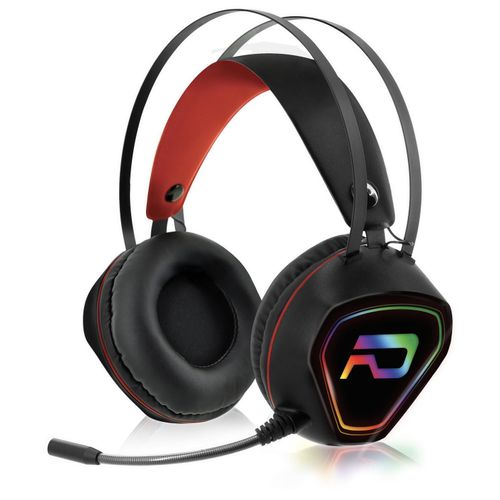 ADVANCE GTA 230 Casque Avec fil Arceau Gaming Noir, Rouge