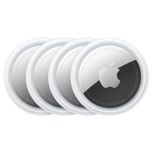 Apple AirTag Article Recherche Argent, Blanc