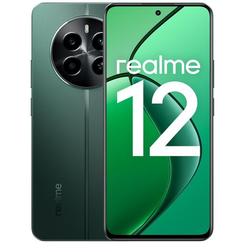 realme 12 4G 6.67" Double SIM hybride Android 14 USB Type-C 8 Go 512 Go 5000 mAh Vert