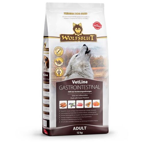 Wolfsblut Vetline Gastrointestinal 12 Kg Adulte Canard, Patate Douce