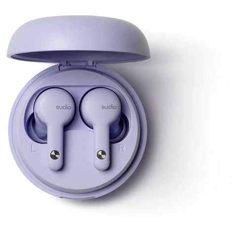 Sudio A2PUR casque True Wireless Stereo (TWS) Ecouteurs Appels/Musique USB Type-C Bluetooth Violet