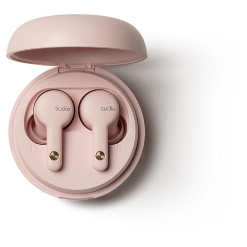 Sudio A2PNK casque True Wireless Stereo (TWS) Ecouteurs Appels/Musique USB Type-C Bluetooth Rose