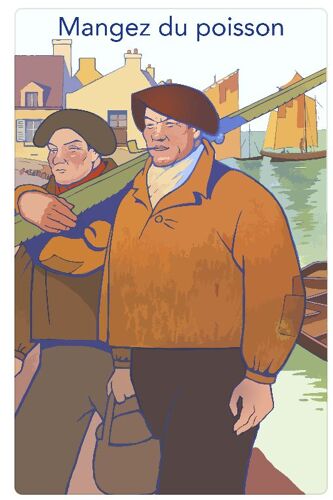 Affiche Mangez Poisson