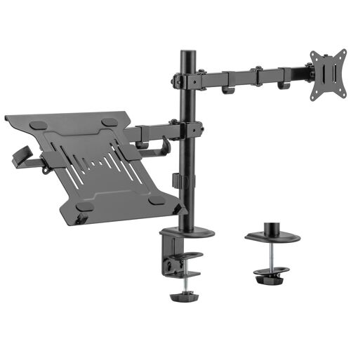 Ewent EW1519 Support de livres Laptop et bras pour écran Noir 39,6 cm (15.6")