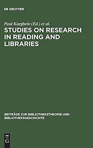 Studies On Research In Reading And Libraries