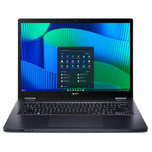 Acer TravelMate TMP414RN-54-TCO-55FP Intel Core Ultra 5 125U Hybride (2-en-1) 14" Écran tactile WUXGA 16 Go DDR5-SDRAM 512 Go SSD Wi-Fi 6E (802.11ax) Windows 11 Pro Bleu
