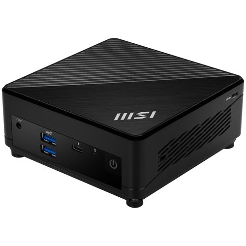 MSI Cubi 5 12M-268ES Intel Core i3 i3-1215U 8 Go DDR4-SDRAM 256 Go SSD Windows 11 Home Mini PC Noir
