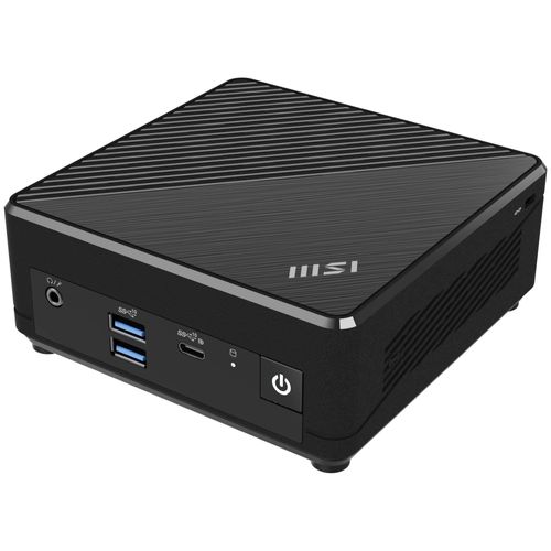 MSI Cubi N ADL S-098EU Intel N N200 4 Go DDR4-SDRAM 128 Go SSD Windows 11 Pro Mini PC Noir