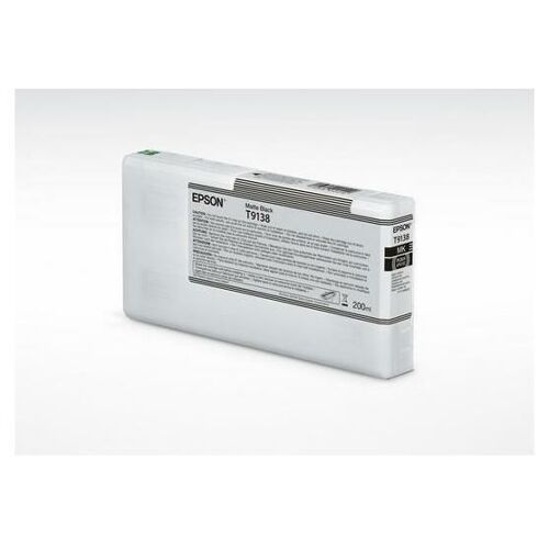 Epson T9138 - 200 ml - noir mat - original - cartouche d'encre - pour SureColor SC-P5000 STD Spectro, SC-P5000 Violet, SC-P5000 Violet Spectro