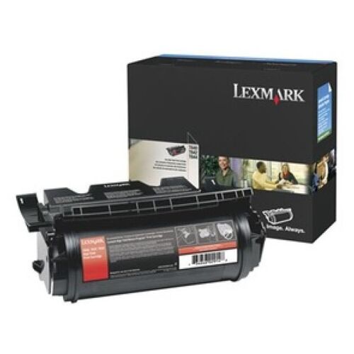 Lexmark - À rendement élevé - noir - original - cartouche de toner - pour Lexmark T640, T642, T644
