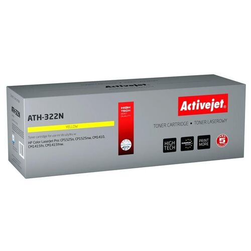 ActiveJet ATH-322N Supreme Version - Jaune - compatible - cartouche de toner (alternative pour : HP CE322A) - pour HP Color LaserJet Pro CP1525n, CP1525nw; LaserJet Pro CM1415fn, CM1415fnw