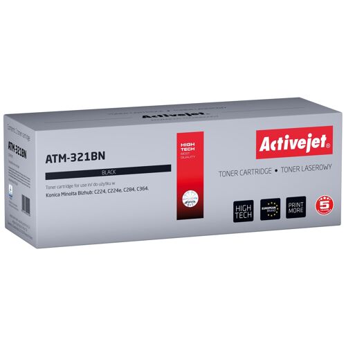 Activejet Cartouche de toner ATM-321BN (remplacement Konica Minolta TN321K ; Supreme ; 27000 pages ; noir)