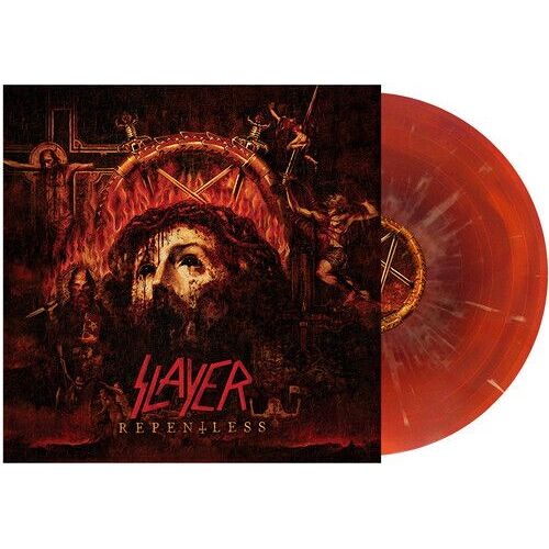 Slayer - Repentless - Oxblood & Orange Swirl W/ Mustard Splatter [Vinyl Lp] Colored Vinyl, Orange, Red, Yellow