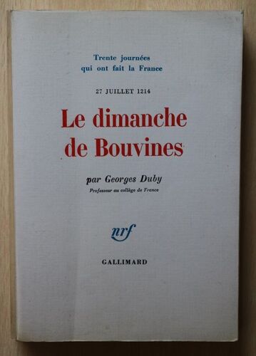 Le Dimanche De Bouvines