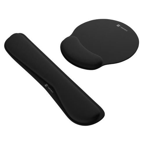 NATEC NPF-2195 tapis de souris Noir