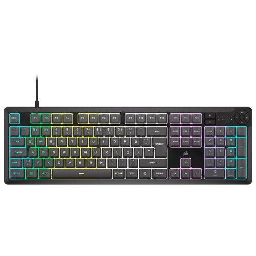 Corsair CH-9226D65-DE clavier Gaming USB QWERTZ Allemand Gris