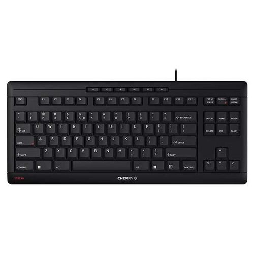 CHERRY STREAM KEYBOARD TKL clavier Universel USB QWERTY Anglais Noir