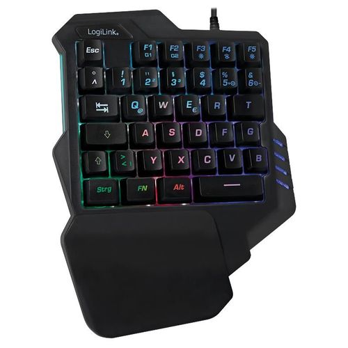 LogiLink ID0181 clavier Gaming USB Anglais Noir