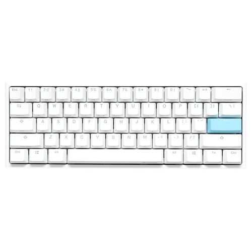 Ducky DKON2061ST clavier Gaming USB QWERTZ Allemand Blanc
