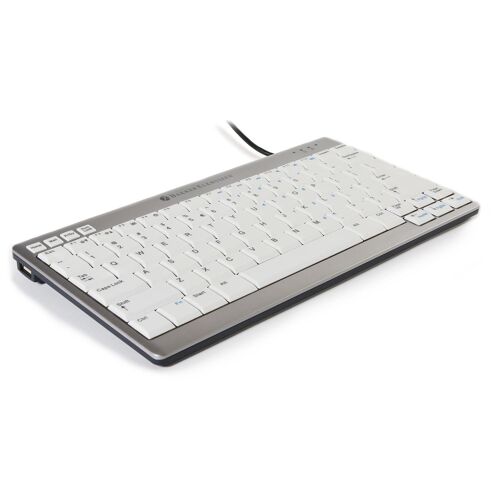 BakkerElkhuizen UltraBoard 950 clavier Bureau USB QWERTY US International Gris clair et Blanc