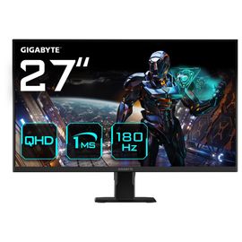 GIGABYTE GS27QA Moniteur de jeu 27" QHD - 2560 x 1440 (QHD), 180Hz, 1ms, 300 cd/m2, FreeSync, HDR Ready, HDMI 2.0, DisplayPort 1.4
