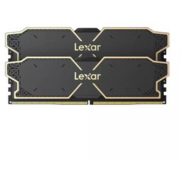 Lexar THOR OC - DDR5 - kit - 32 Go: 2 x 16 Go - DIMM 288 broches faible encombrement - 6000 MT/s / PC5-24000 - CL38 - 1.25 V - mémoire sans tampon - on-die ECC - noir