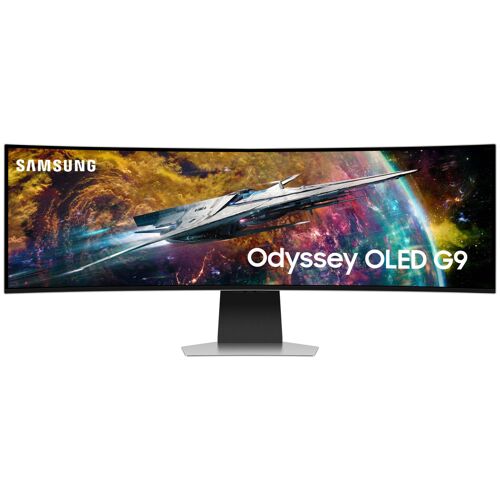 Ecran PC Samsung G95SC 49" 5120 x 1440 pixels Dual QHD OLED Argent