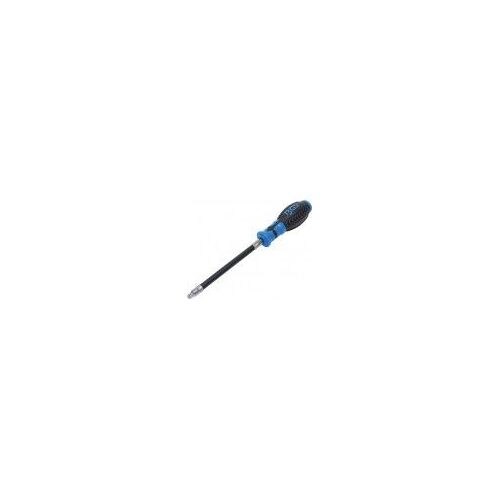 Tournevis à poignée ronde flexible 6.3 mm 1/4" long 275 mm poignée ergonomique BGS TECHNIC