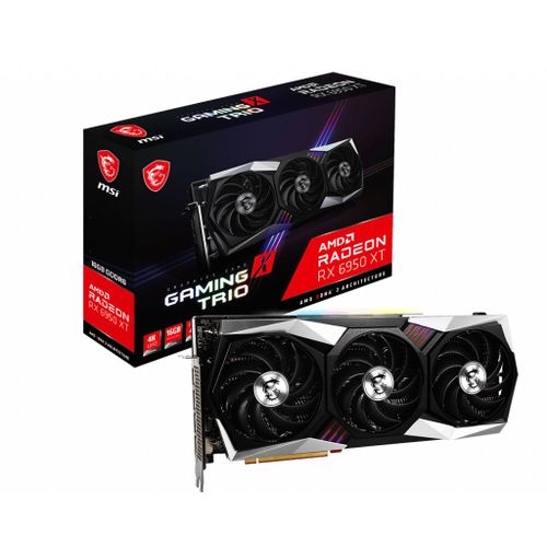 MSI GAMING Radeon RX 6950 XT X TRIO 16G AMD Radeon RX 6950XT 16 Go GDDR6