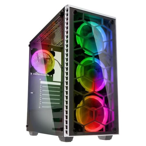 Kolink OBSERVATORY WHITE Midi Tower Noir, Blanc