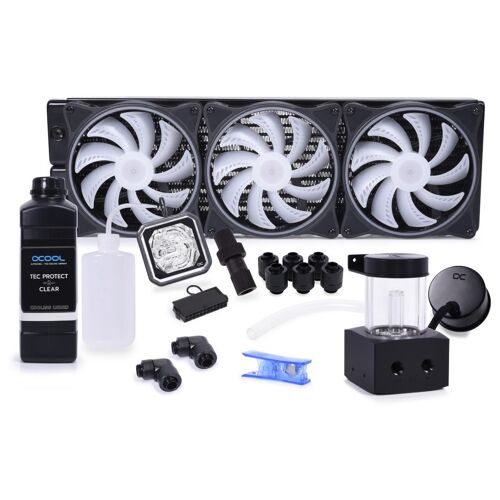 Alphacool ST30 Processeur Kit de refroidissement du liquide 14 cm Noir
