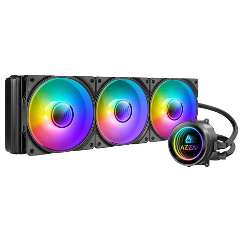 Azza LCAZ-360C-ARGB système de refroidissement d'ordinateur Processeur Kit de refroidissement du liquide 12 cm Noir 1 pièce(s)