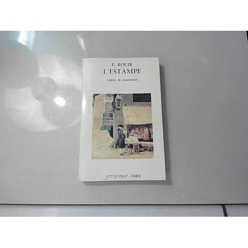 L' Estampe, Valeur De Placement