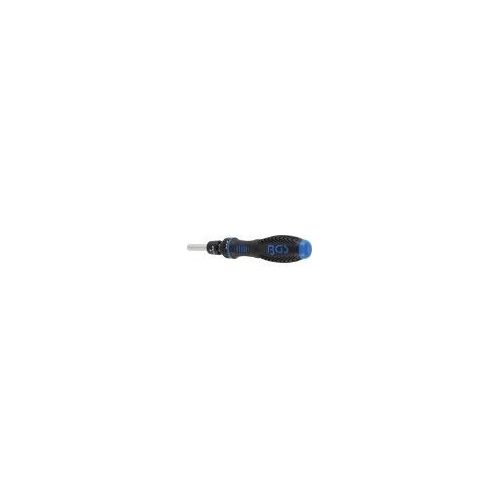 Poignée rotative à cliquet pour embout réversible 6.3 mm 1/4" longueur 200 - 305 mm BGS TECHNIC