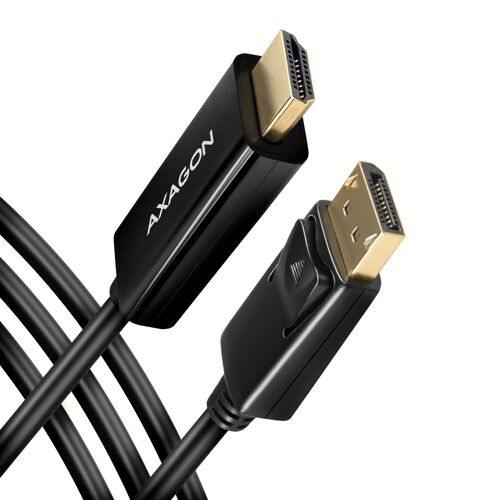 Axagon RVD-HI14C2 câble vidéo et adaptateur 1,8 m HDMI Type A (Standard) DisplayPort Noir