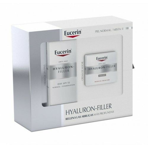 Eucerin Hyaluron Filler Cream Peau Mixte Normale 50 Ml + Crème De Nuit Coffret 2 Pièces 