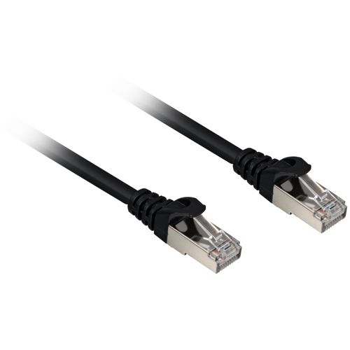 Sharkoon Cat.6a SFTP câble de réseau Noir 0,25 m Cat6a S/FTP (S-STP)