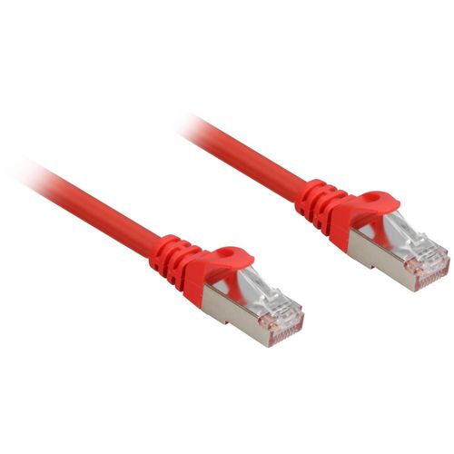 Sharkoon Cat.6a SFTP câble de réseau Rouge 0,25 m Cat6a S/FTP (S-STP)