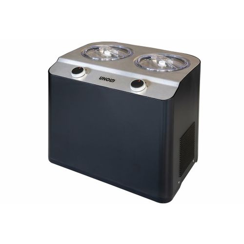 Unold Doppio Compresseur pour sorbetière 2,4 L 250 W Noir, Acier satin