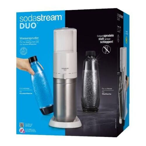 SodaStream DUO Acier inoxydable, Blanc