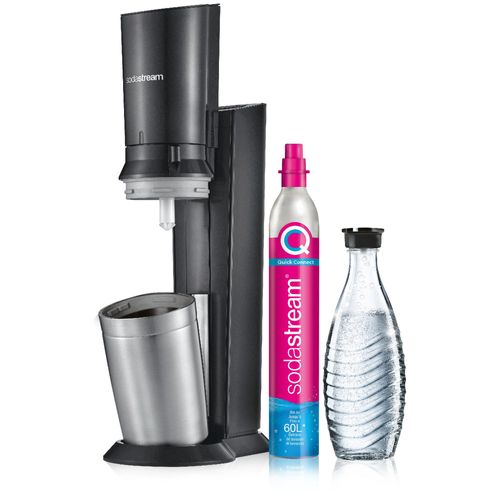 SodaStream Crystal 3.0 Métal, Acier inoxydable Noir