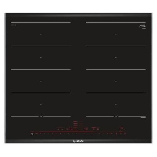 Bosch PXX675DC1E plaque Noir, Acier inoxydable Intégré Plaque avec zone à induction 4 zone(s)