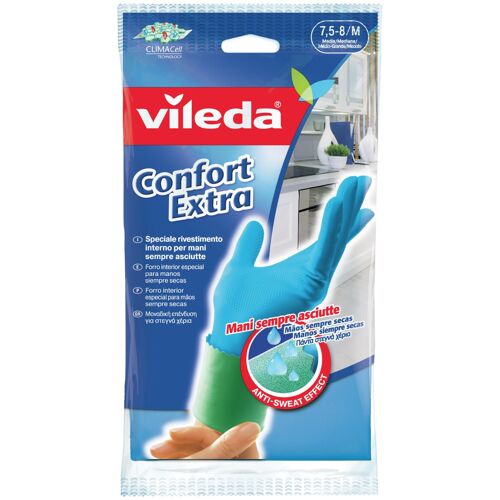 Vileda Confort Extra Gants de cuisine Bleu, Gris Latex 1 pièce(s)